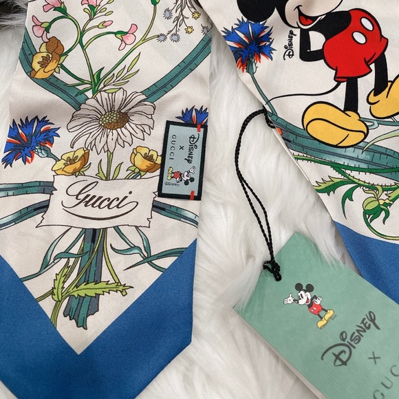 Gucci x Disney Mickey Mouse silk twilly - Picture 3 of 7